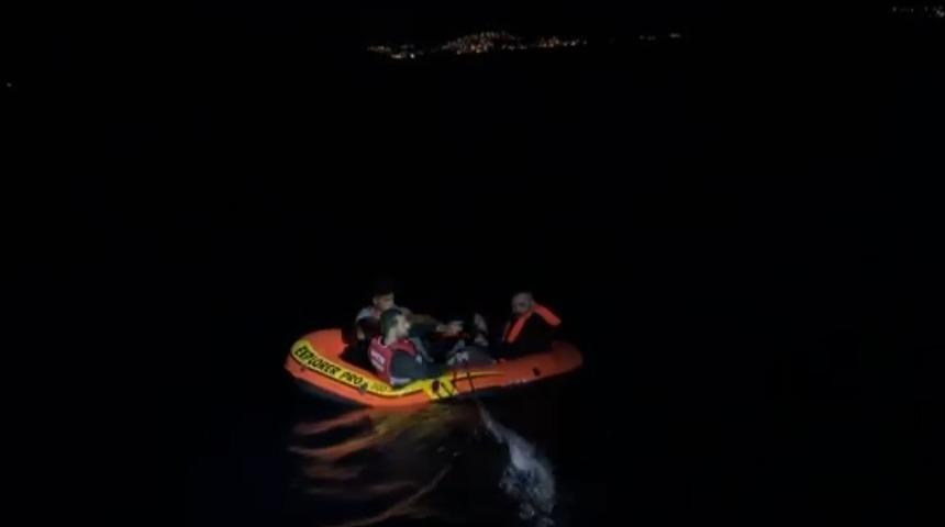 Bodrum açıklarında 3 düzensiz göçmen kurtarıldı