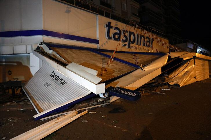 Başkentte kontrolden çıkan araç mağazaya girdi G2