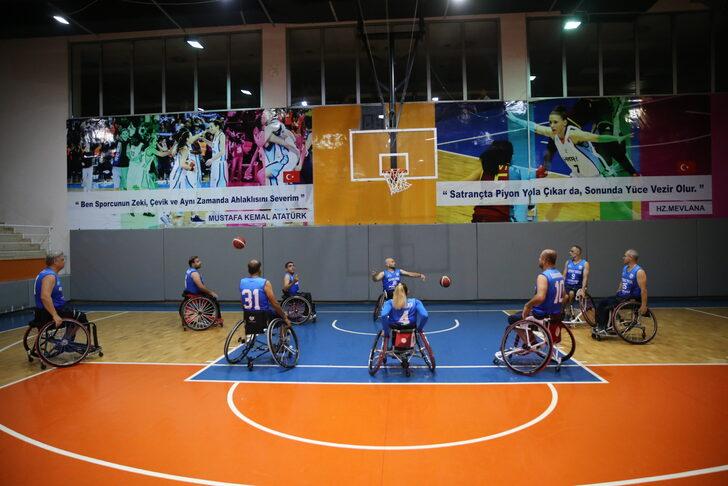 Hatay Büyükşehir Belediyespor, Tekerlekli Sandalye Basketbol Lig'i hazırlıklarını sürdürüyor G2