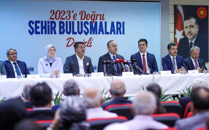 Dışişleri Bakanı Çavuşoğlu, Denizli'de basın toplantısı düzenledi: (1) G3