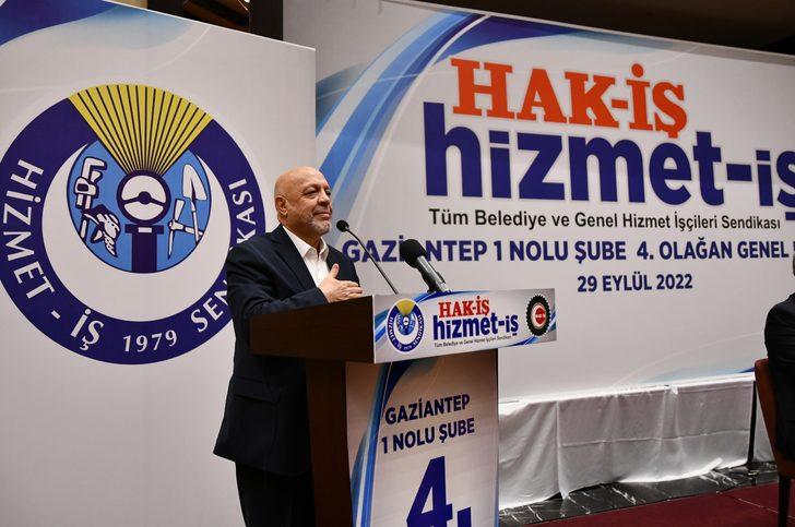HAK-İŞ Genel Başkanı Arslan, Gaziantep'te genel kurula katıldı: G2