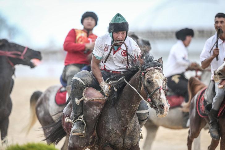 4. Dünya Göçebe Oyunları'nın ilk gününde kökbörü müsabakaları yapıldı G1