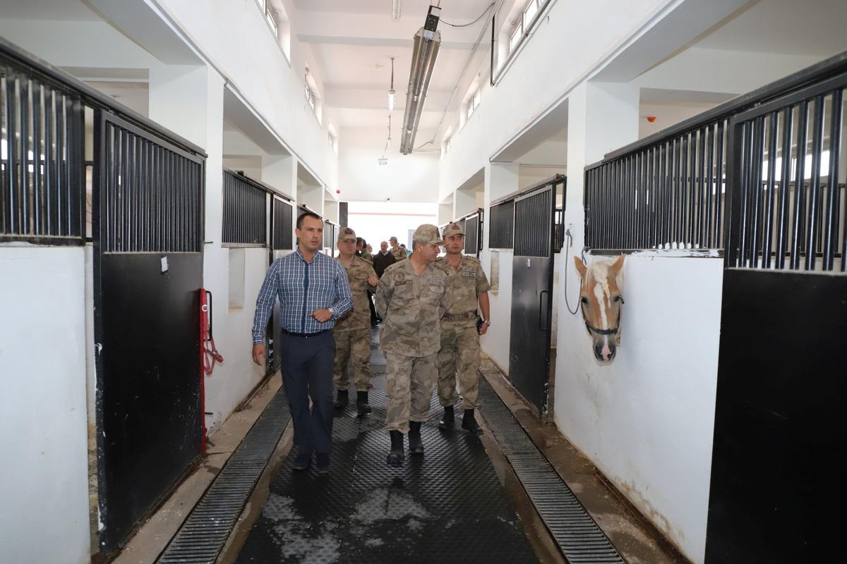 Jandarma Genel Komutanlığı heyeti NEV&Uuml; AT-BİN Merkezi'ni inceledi