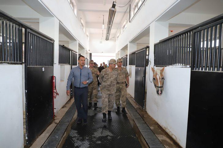 Jandarma Genel Komutanlığı heyeti NEVÜ AT-BİN Merkezi'ni inceledi G1