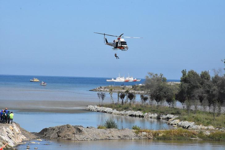 Ordu'da sel, taşkın, kayıp arama kurtarma tatbikatı gerçekleştirildi G3