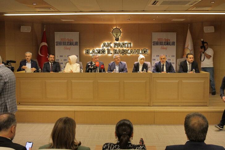 AK Parti'li Demiröz, AK Parti Elazığ İl Başkanlığı'nda basın toplantısında konuştu: G3