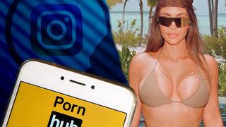 Instagram hesabı kapatılan Pornhub'tan Kim Kardashian'lı ilginç savunma! O, kısıtlama olmadan paylaşıyor