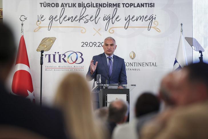 Bakan Ersoy, Türkiye Otelciler Birliğinin aylık toplantısında konuştu: G4