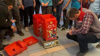 Sakarya'da 18 okulda 1 ton 650 kilogram atık pil toplandı