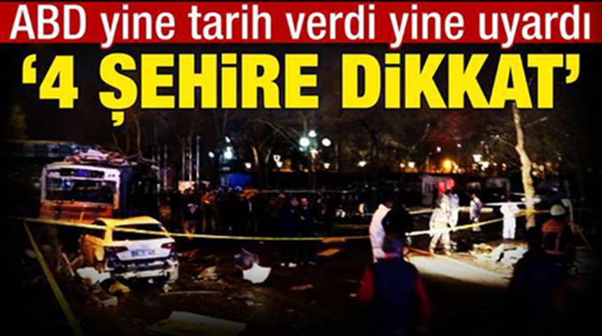 ABD 4 İl İçin Bir Kez Daha Uyardı İşte ABD'NİN Uyardığı O İller