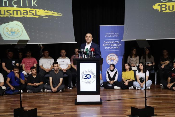 Dışişleri Bakanı Çavuşoğlu, Pamukkale Üniversitesi ÜNİAK Gençlik Buluşması'nda konuştu: (1) G3