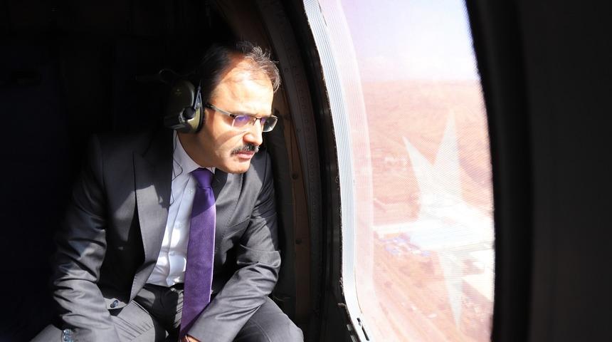 Çankırı'da helikopter destekli trafik denetimi