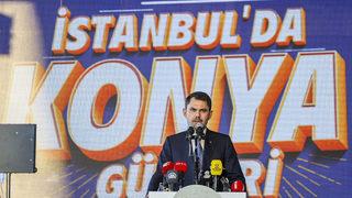 Bakan Kurum, İstanbul'da Konya Tanıtım Günleri'ne katıldı: