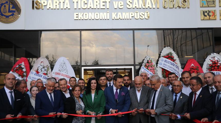 TOBB Başkanı Hisarcıklıoğlu, Isparta'da açılış töreninde konuştu: