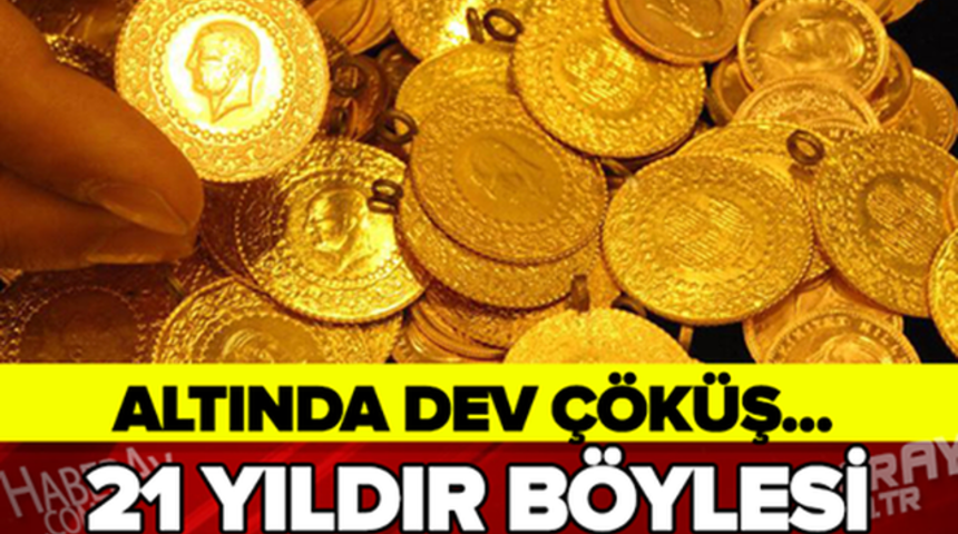 21 Yıldır Bölesi Görülmedi Altında Dev Çöküş Ne Kadar Oldu