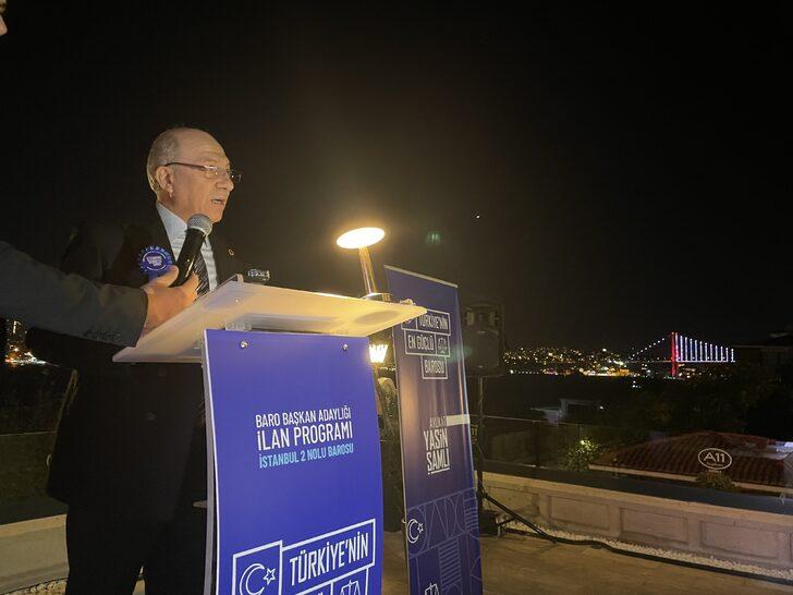 İstanbul 2 Nolu Barosu Başkanı Şamlı, yeniden adaylığını açıkladı