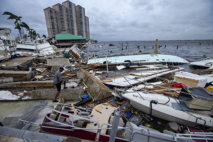 Ian Kasırgası, ABD'yi böyle vurdu! Florida'daki yıkımın görüntüleri ortaya  çıktı - Dünya Haberleri