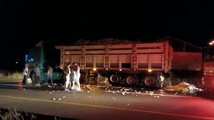 Diyarbakır'da pamuk yüklü tırda çıkan yangın hasara neden oldu G1