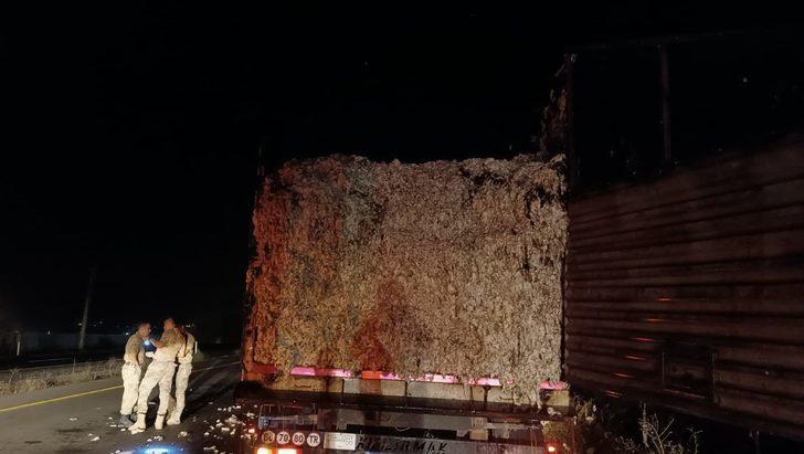 Diyarbakır'da pamuk yüklü tırda çıkan yangın hasara neden oldu G2