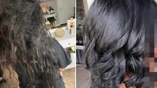 Kuaförü paylaştı: Saçları geldiğinde resmen küflenmişti! Saçlara wax uygulamak zararlı mı? 