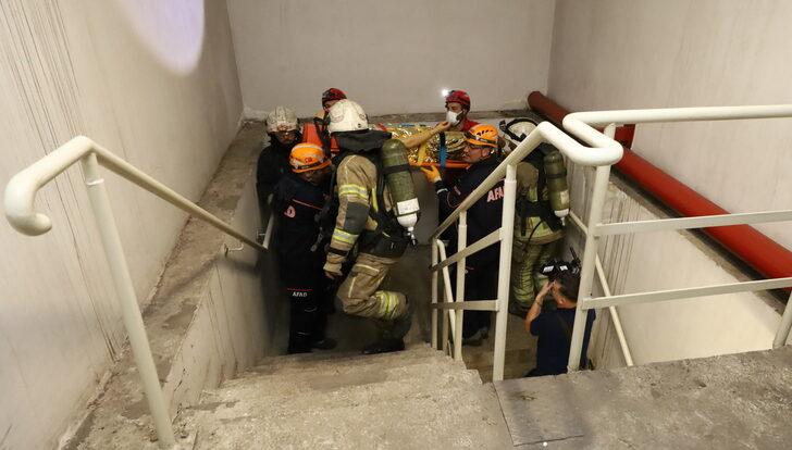 Bursa metrosunda gece yangın tatbikatı yapıldı G4