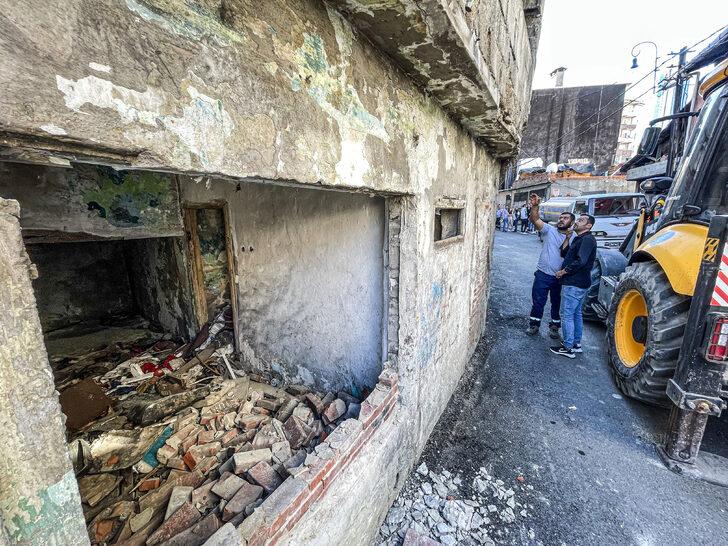 Şişli'de 18 metruk binanın yıkımına başlandı G1
