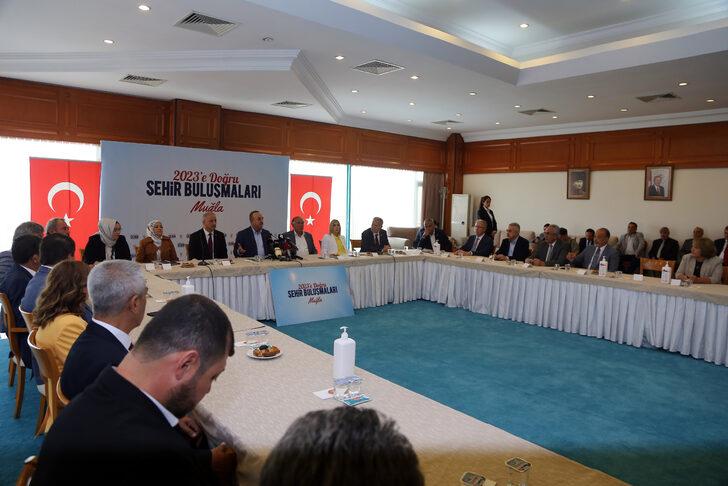 Dışişleri Bakanı Çavuşoğlu, Muğla'da basın toplantısı düzenledi: (2) G4