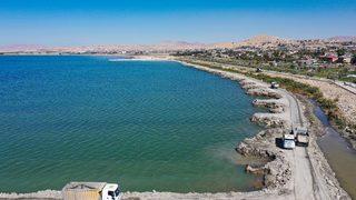 Van Gölü'nün zemininden 550 bin metreküp dip çamuru temizlendi