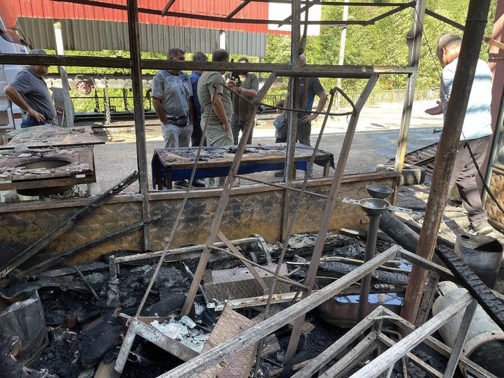 Kaynak yapıldığı sırada tırın yakıt deposunun patlaması sonucu 3 kişi yaralandı G4