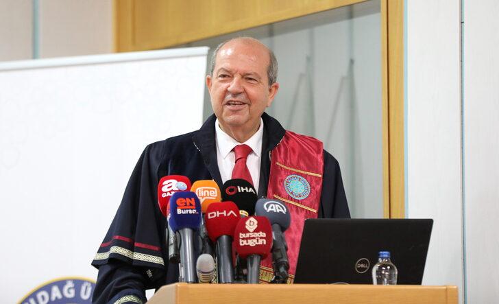 KKTC Cumhurbaşkanı Tatar, Bursa'da fahri doktora töreninde konuştu: G2