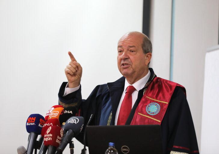KKTC Cumhurbaşkanı Tatar, Bursa'da fahri doktora töreninde konuştu: G5