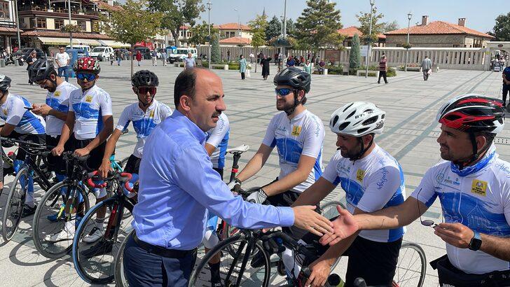 Sağlıklı çevre için İstanbul'dan yola çıkan bisiklet takımı Konya'ya ulaştı G5