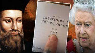 Sosyal medyadan Nostradamus’un kitabını açıp o sayfaları gösterdi! “Kraliçe’nin ölüm tarihini bildi”