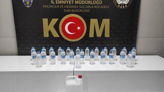 Samsun'da sahte içki operasyonunda bir zanlı yakalandı