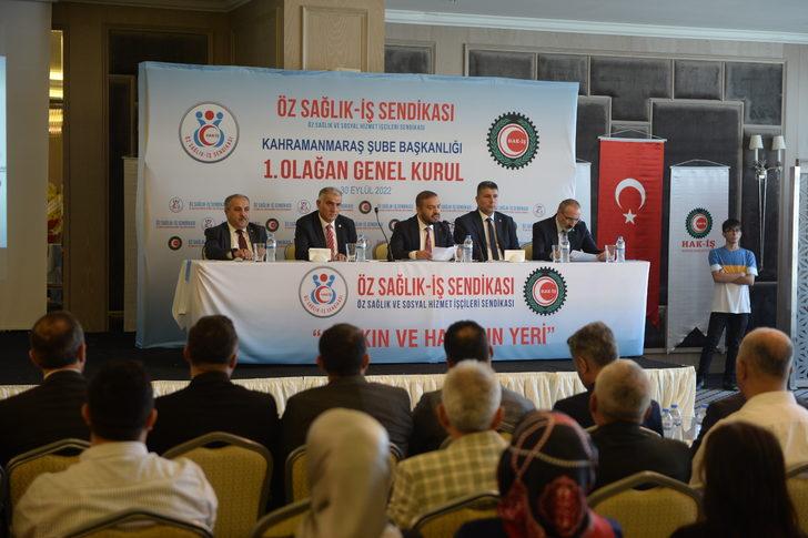 Öz Sağlık-İş Sendikası Kahramanmaraş Şubesinin 1. Olağan Genel Kurul toplantısı yapıldı G1