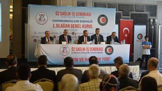Öz Sağlık-İş Sendikası Kahramanmaraş Şubesinin 1. Olağan Genel Kurul toplantısı yapıldı