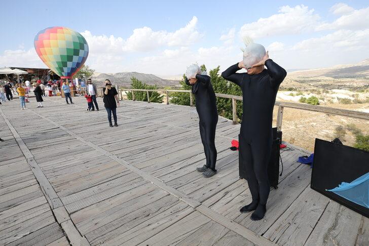 Japon sokak dansçıları Kapadokya'da gösteri sundu G1