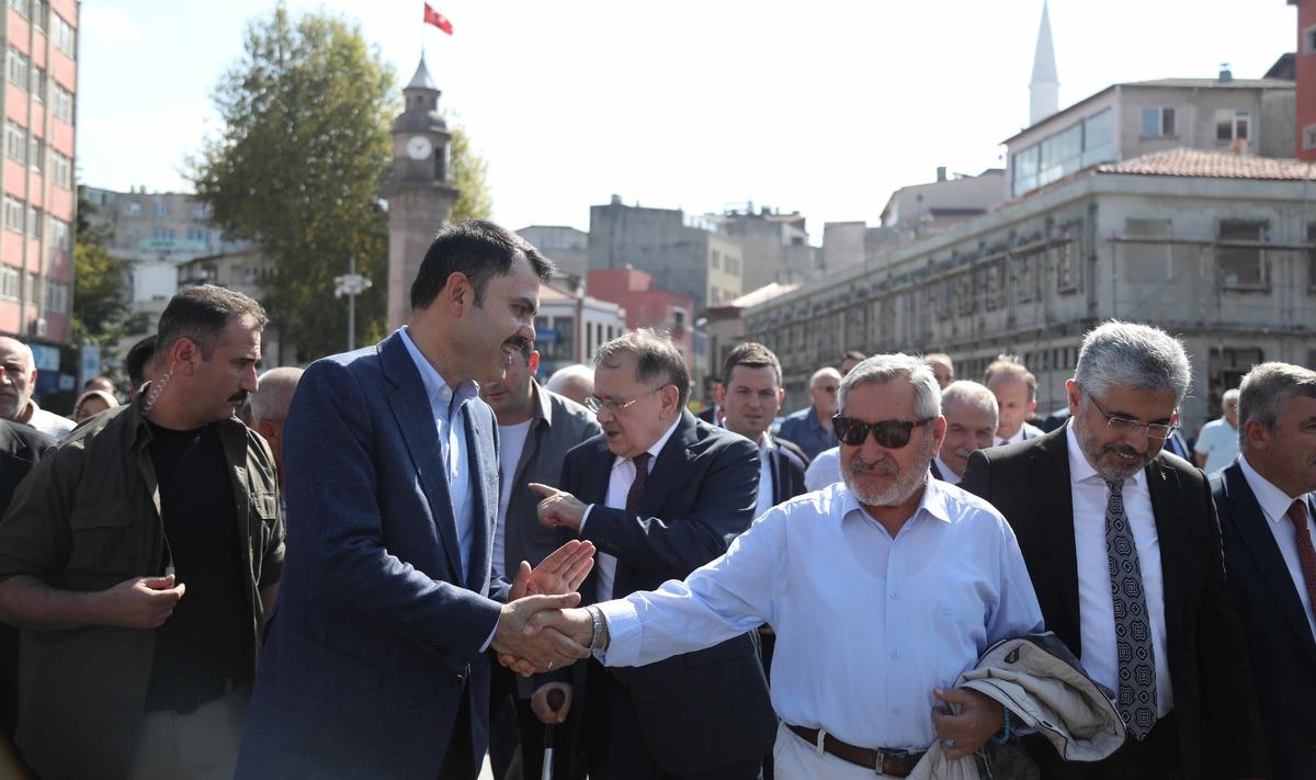 Bakan Kurum, Samsun'da temel atma ve toplu a&ccedil;ılış t&ouml;reninde konuştu: