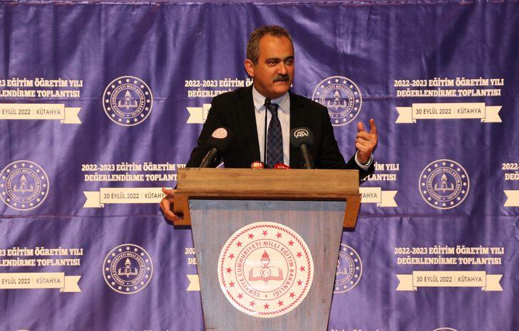 Milli Eğitim Bakanı Özer, Kütahya'da konuştu: G1
