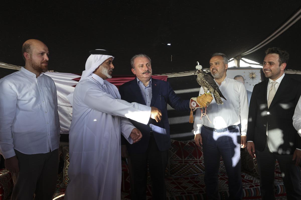 TBMM Başkanı Şentop 4. D&uuml;nya G&ouml;&ccedil;ebe Oyunları etkinlik alanını ziyaret etti