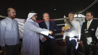 TBMM Başkanı Şentop 4. Dünya Göçebe Oyunları etkinlik alanını ziyaret etti