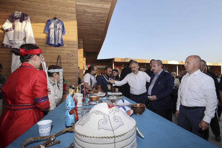 TBMM Başkanı Şentop 4. Dünya Göçebe Oyunları etkinlik alanını ziyaret etti G3