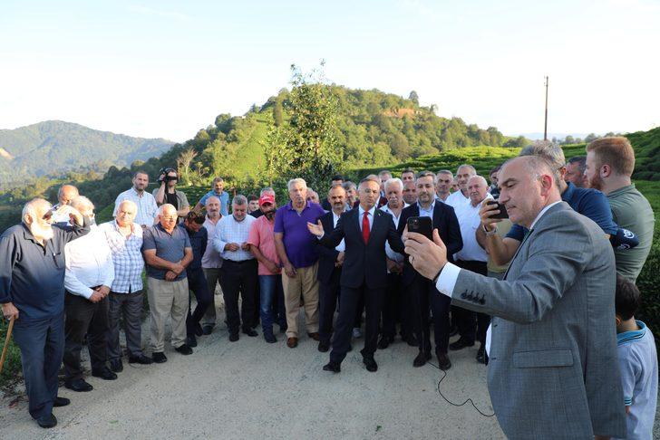 Rize'de 46 yıl sonra çözülen yol sorunu vatandaşlarca sevinçle karşılandı G5