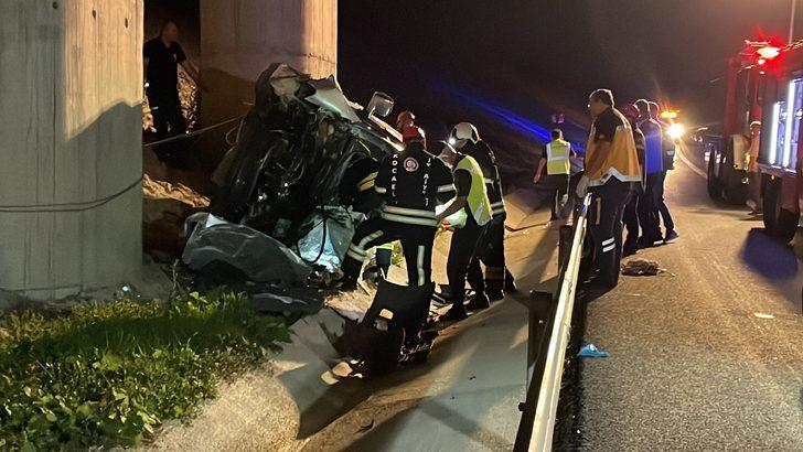 Kuzey Marmara Otoyolu'nda aracın devrilmesi sonucu 1 kişi öldü, 1 kişi yaralandı G3