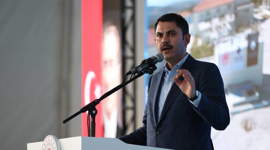 Bakan Kurum'dan muhalefete eleştiri! "Sahadan haberleri yok"