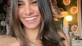 Eski yetişkin film yıldızı Mia Khalifa’nın iç çamarsız paylaşımları olay oldu! Göğüs uçlarını kalp emojisiyle kapattı