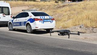 Şırnak'ta dron destekli trafik denetimi yapıldı