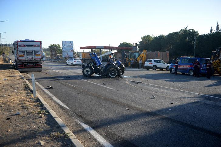 Kahramanmaraş'ta tır ile çarpışan traktörün sürücüsü ağır yaralandı G2