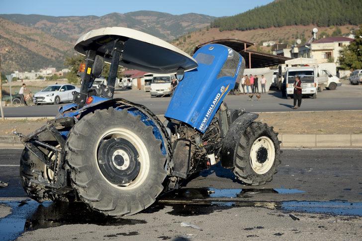 Kahramanmaraş'ta tır ile çarpışan traktörün sürücüsü ağır yaralandı G3