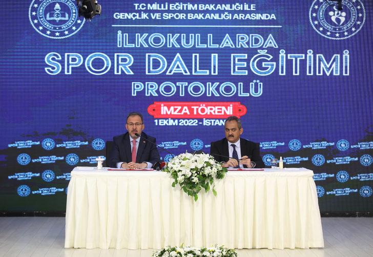 MEB ile Gençlik ve Spor Bakanlığı arasında "İlkokullarda Spor Dalı Eğitimi Protokolü" imzalandı G3